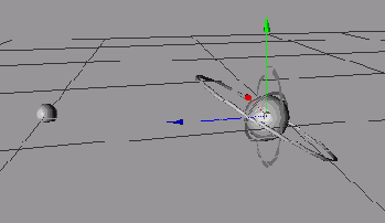 При перемещении объекта камера следует за ним