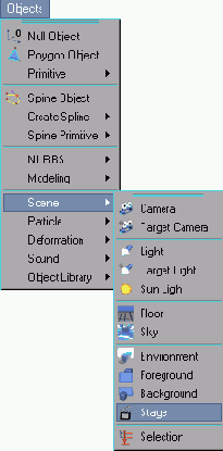 Создание объекта Stage
