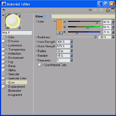 Создание ореола