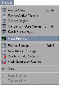 Создание предварительного просмотра