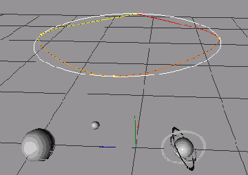Созданный по умолчанию сплайн