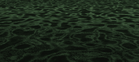 В качестве материала для поверхности пола выбрана текстура с травой