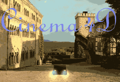 Вы можете наложить на изображение сцены любое изображение или надпись