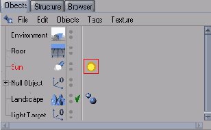 Задание выражения Sun