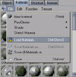 Загрузка готовых материалов