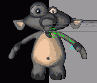 Здесь визуализирован только участок слева