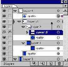 Изменение порядка слоев