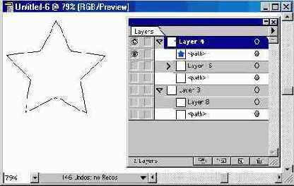 Отображение слоев в контурном режиме