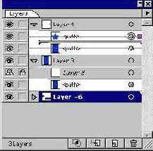 Изменение порядка слоев