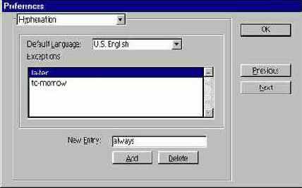 Перенос слов