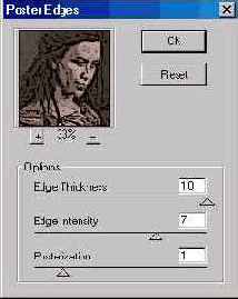 Фильтр Poster Edges