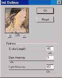 Фильтр Ink Outlines