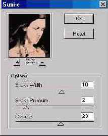 Фильтр Sprayed Strokes