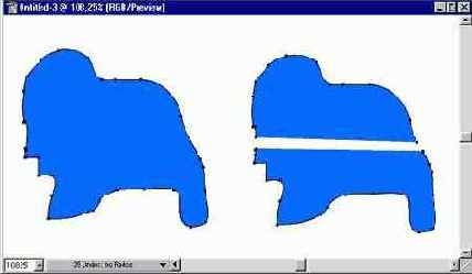 Разделение сложных контуров