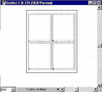 Страница документа и печатный лист принтера