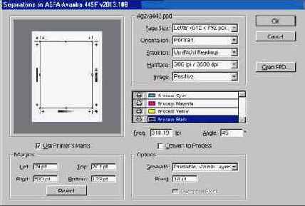 Этап 6. Параметры цветоделения