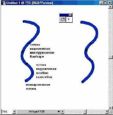 Инструмент Reshape