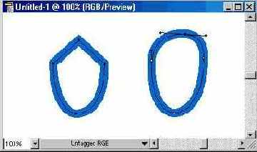 Соединение краевых опорных точек