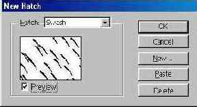 Создание и сохранение элементов штриховки
