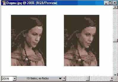 Фильтр Object Mosaic