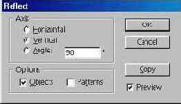 Отражение с заданными параметрами