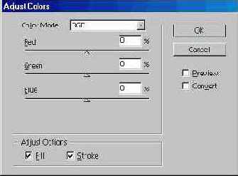 Фильтр Adjust Colors