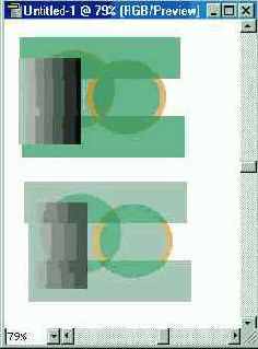 Визуальное удаление просвечивания