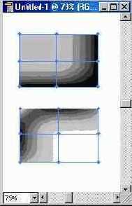Редактирование цветов градиентной сетки
