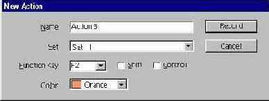 Создание и запись макрокоманд