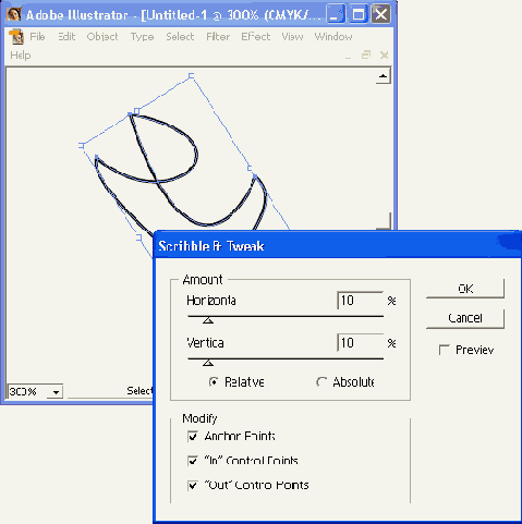 ������ Scribble and Tweak