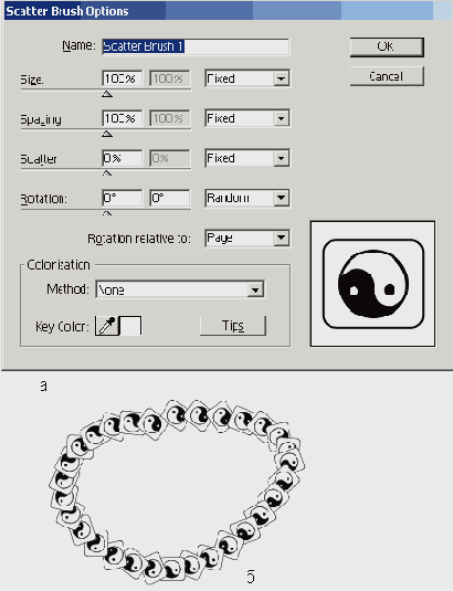 ���������� ���� Scatter Brushes