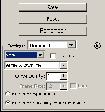 ��������� ����������� ��� ������� SWF