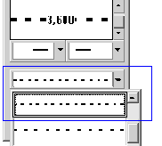 Тип линии, толщина и цвет