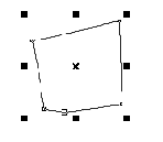 Замыкание линии в площадь