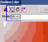 Получение цвета микшированием