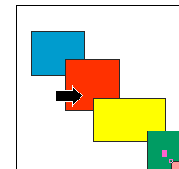 Помещение объекта ниже определенного