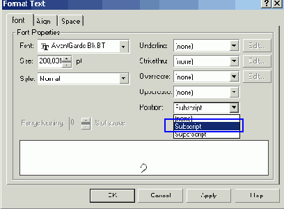Верхние и нижние индексы