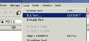 Редактирование текста