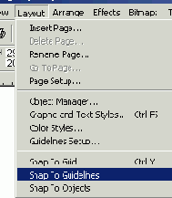 Как заставить объект ориентироваться по направляющим линиям