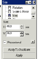 Точные преобразования – размер