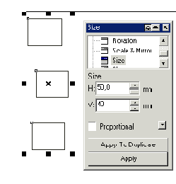 Точные преобразования – размер