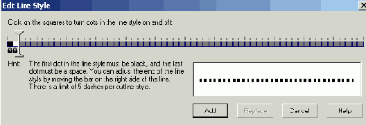 Свои типы линий
