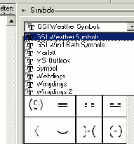 Объекты из шрифтов