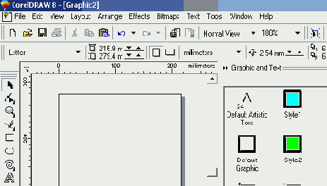Передача стилей в другой рисунок – второй способ