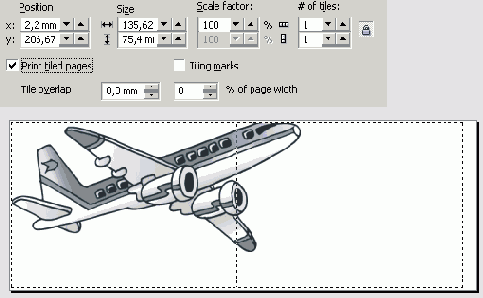 ������� Layout ����������� ���� Print