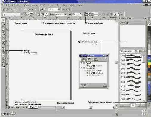 ������� ����� ������������ CorelDRAW