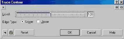 Трассировка контура