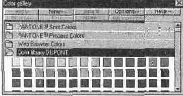 ����� ���������� � ������� Color gallery