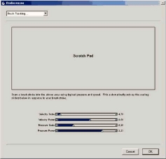 ���������� ���� Brush Tracking