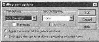 Команды галереи